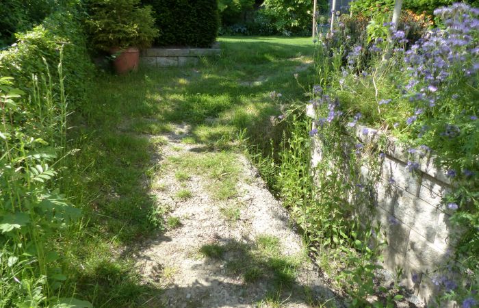 Gartenanlage vor Gestaltung